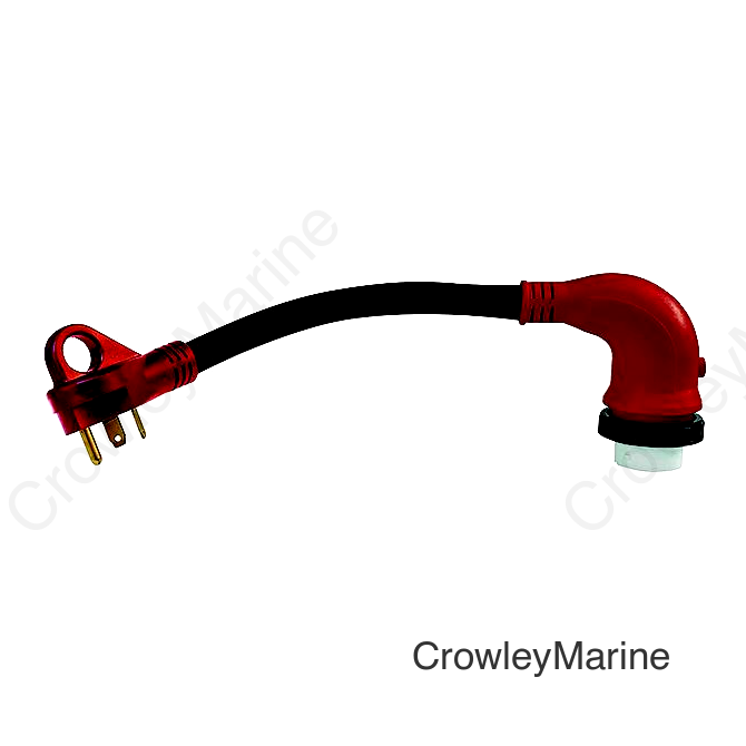 Valterra Mighty Cord 90° Adapter Cord, 30AM-50AF, Bulk