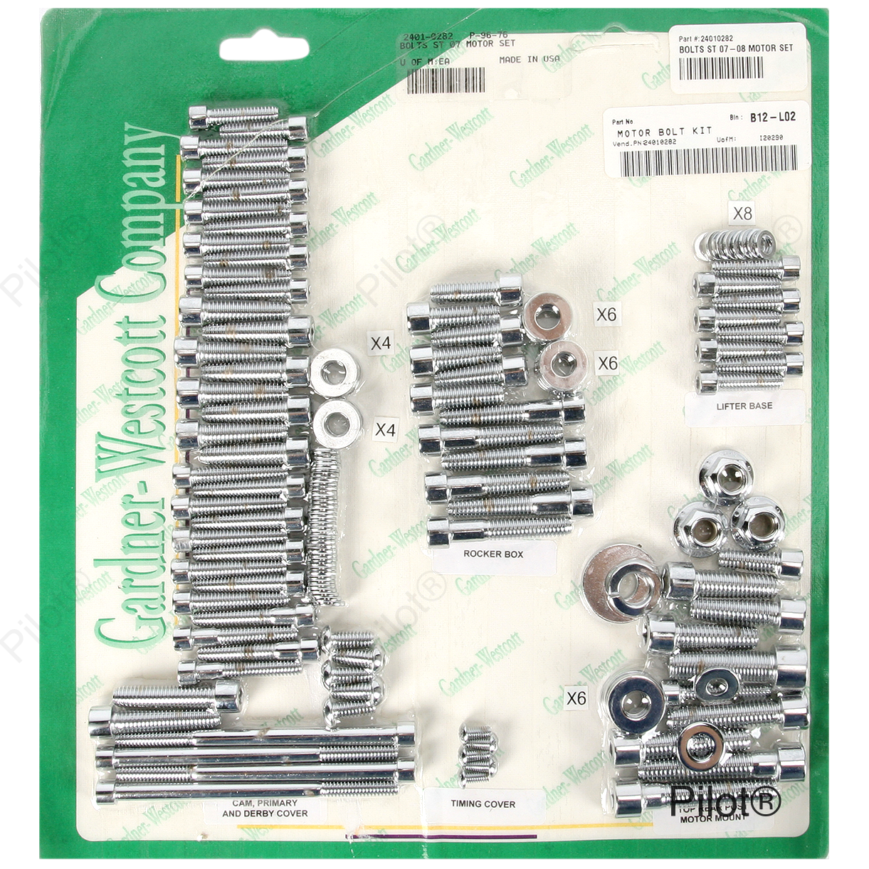 Bolt Kit - Motor Set - Socket-Head - Softail