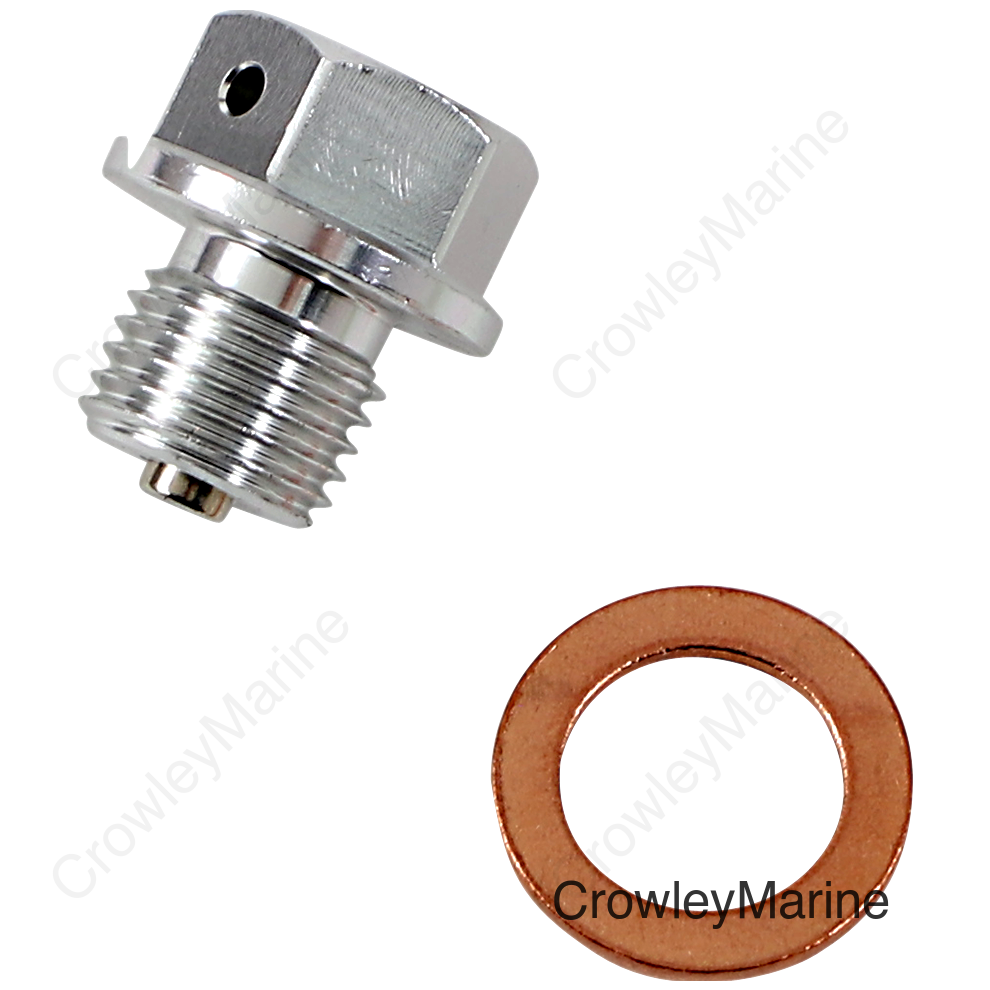 DRAIN PLUG MAGNETIC SLVR