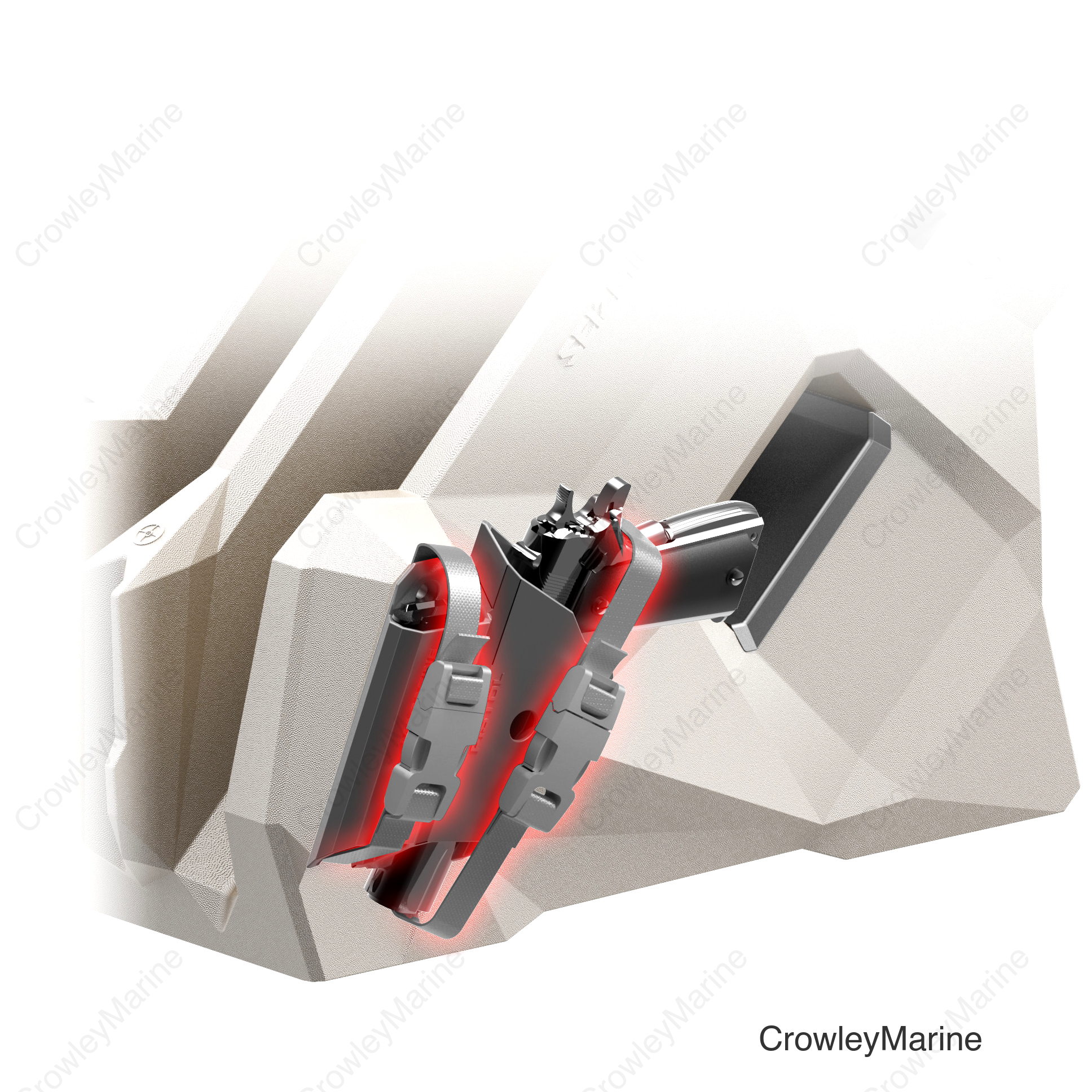 ICOS 2 Pistol and Mag Holster