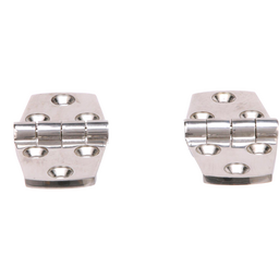 Seachoice Marine-Grade Door Hinges, Polished 316 Stainless Steel, 3 in. X 1-1/2 in., Pack of 2 thumbnail-1
