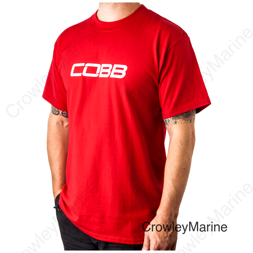 Cobb Tuning Logo Mens T-Shirt (Red) - Large