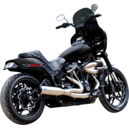 2-into-1 Qualifier Exhaust System - Race Only - Brushed Stainless thumbnail-1