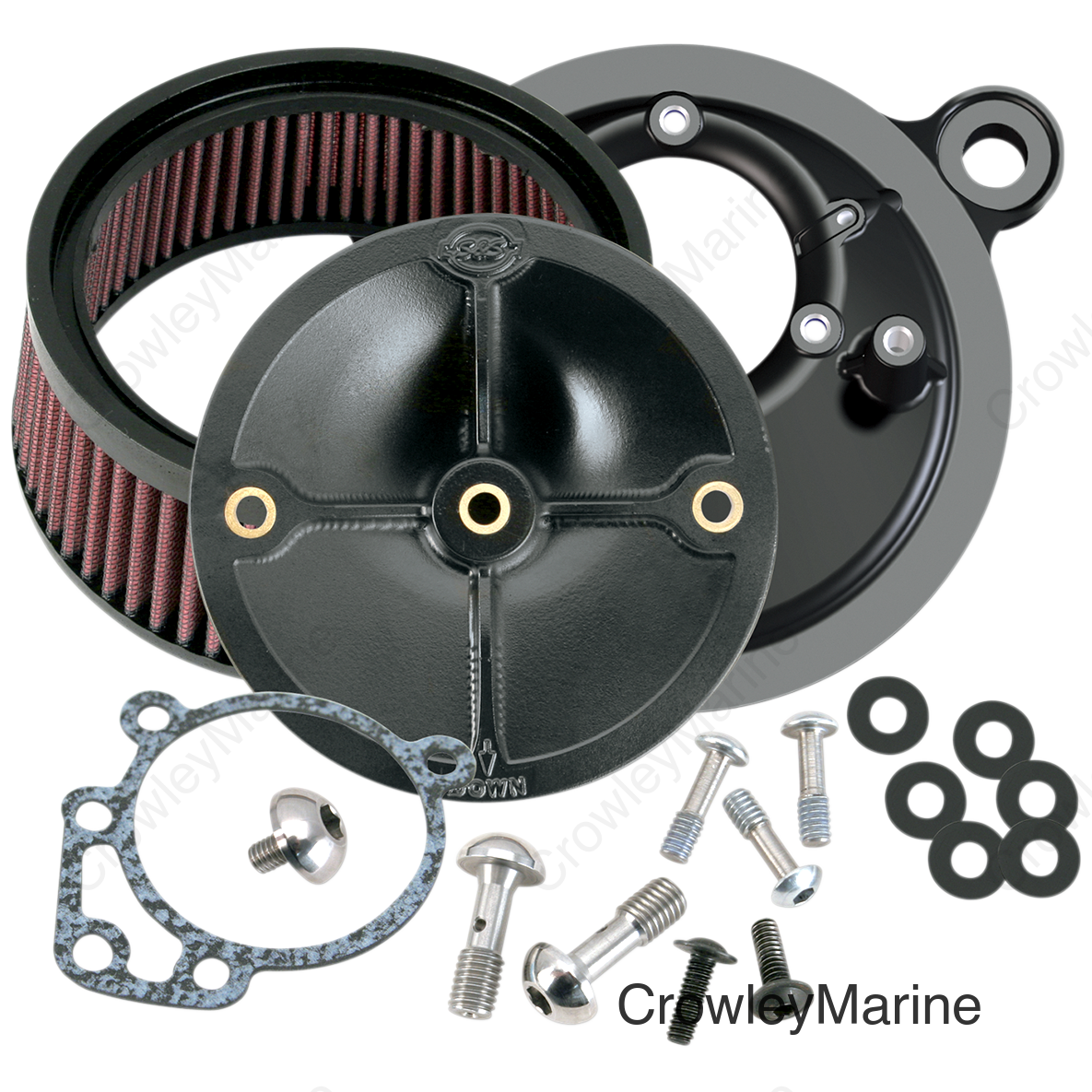 Super Stock™ Stealth Air Cleaner Kit - Black