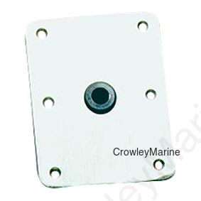 Springfield KingPin Standard Rectangular Stainless Steel Base, Satin Finish