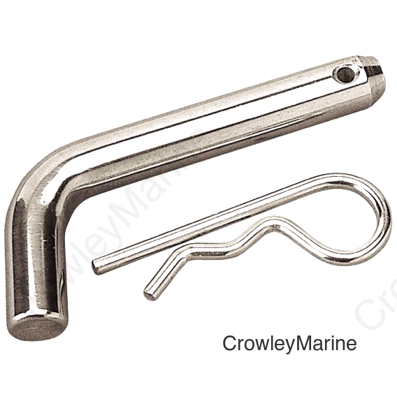 RECEIVER PIN W/ CLIP ZNC 5/8"