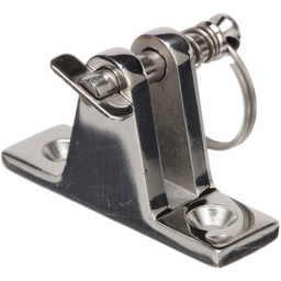 Seachoice Deck Hinge for Bimini Top, Removable Spring Loaded Pin, Stainess Steel thumbnail-0