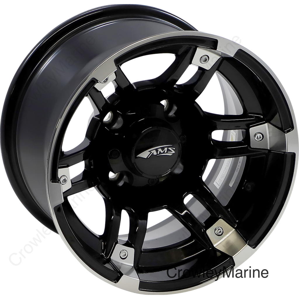 Wheel - Roll'n 104 - Rear - Machined Black - 12x7 - 4/110 - 2+5