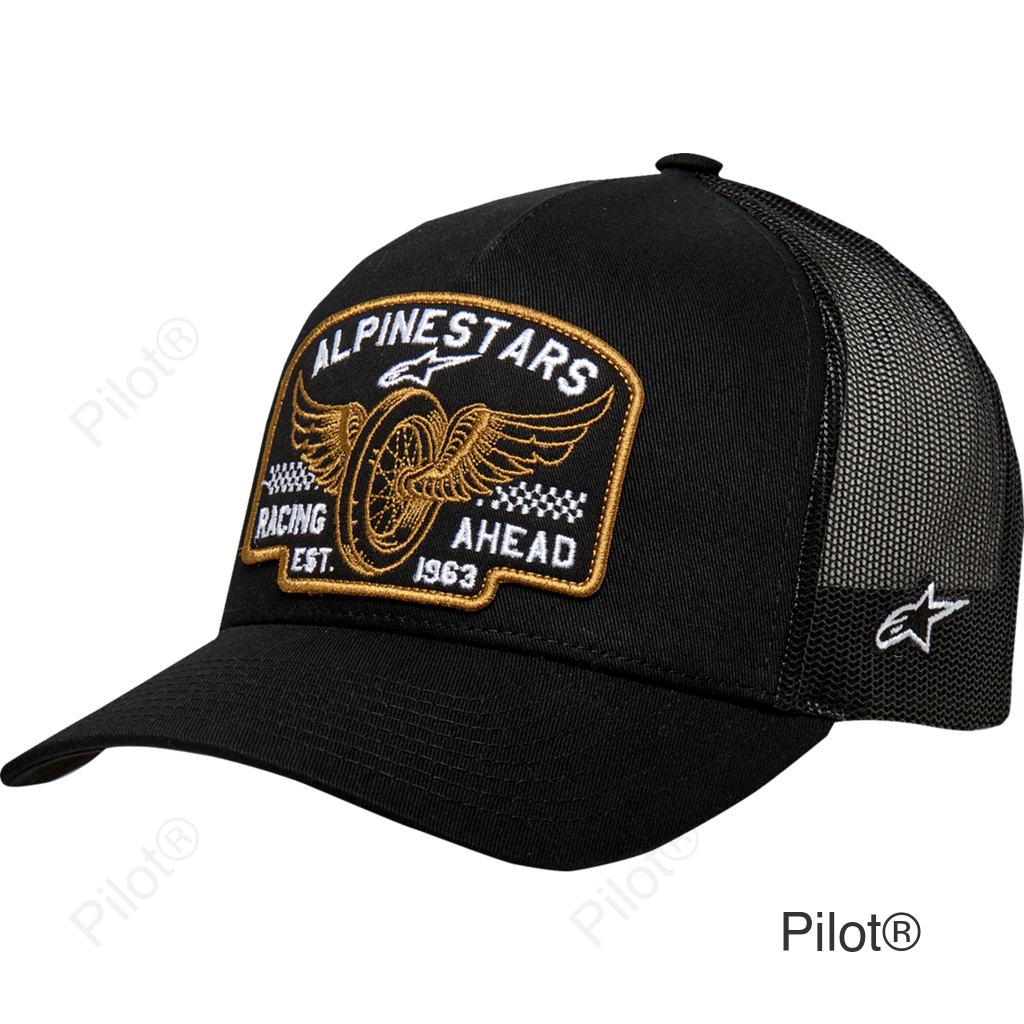 Heritage Patch Trucker Hat - Black/Black - One Size