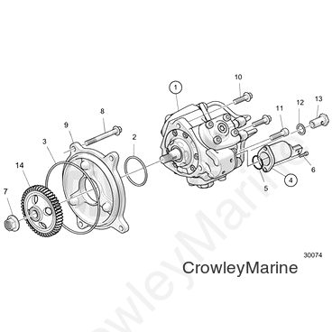Intermediate Plate(V2) - Volvo Penta (22391556)