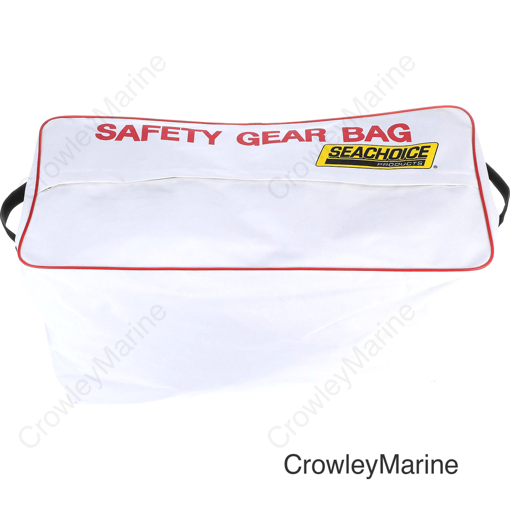 Seachoice Large-Capacity Heavy-Duty Emergency Marine Safety Gear Bag, White