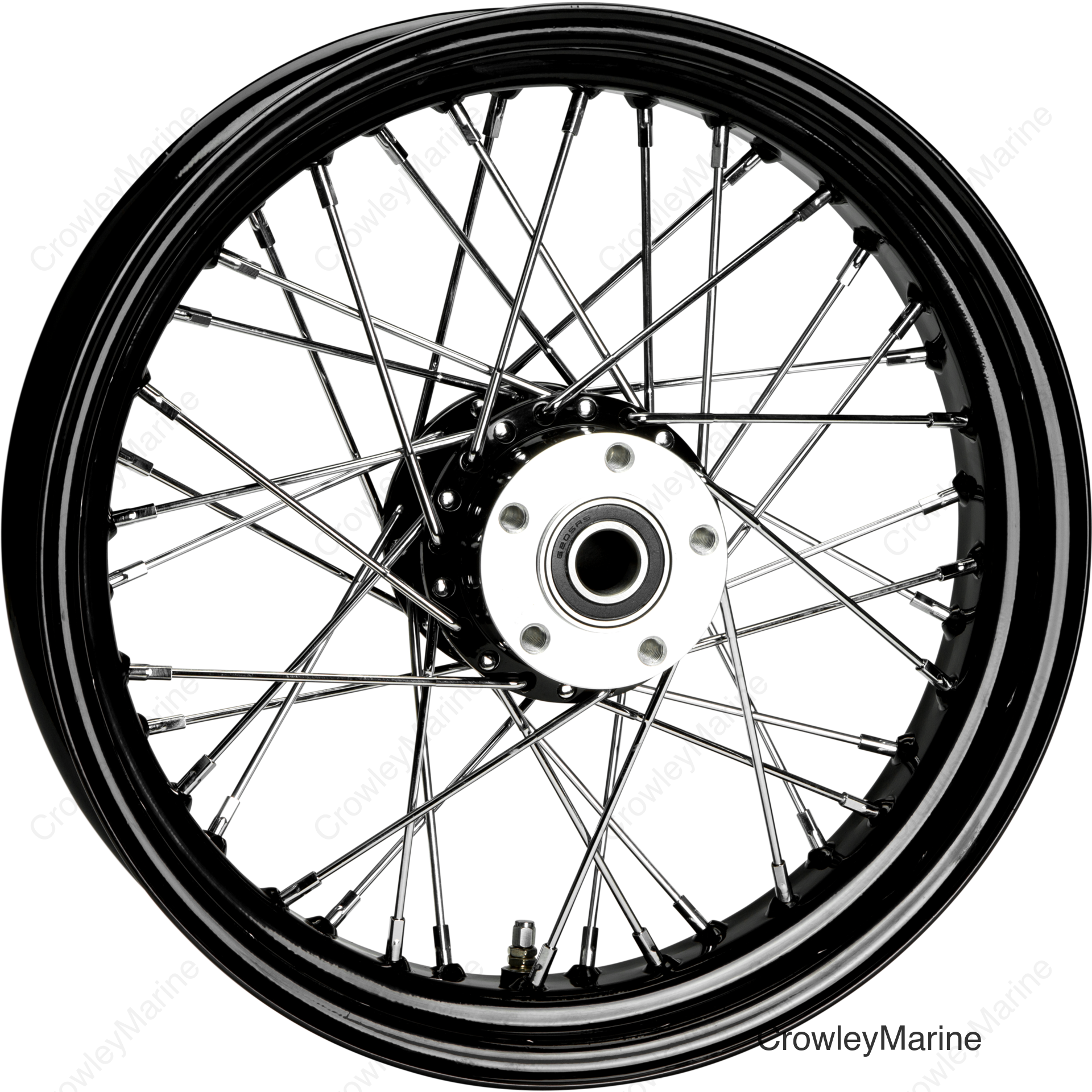 RR 40-SPK BLACK 16X3.5 BT/XL-HUB 3/4" AXL 00 LTR