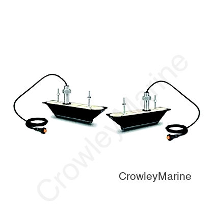 Garmin 0100196111 GT30 CHIRP ClearVü & SideVü Thru-Hull Transducer, Pair