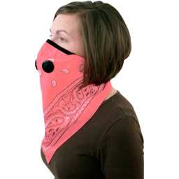 Bandana Dust Mask - Pink thumbnail-0