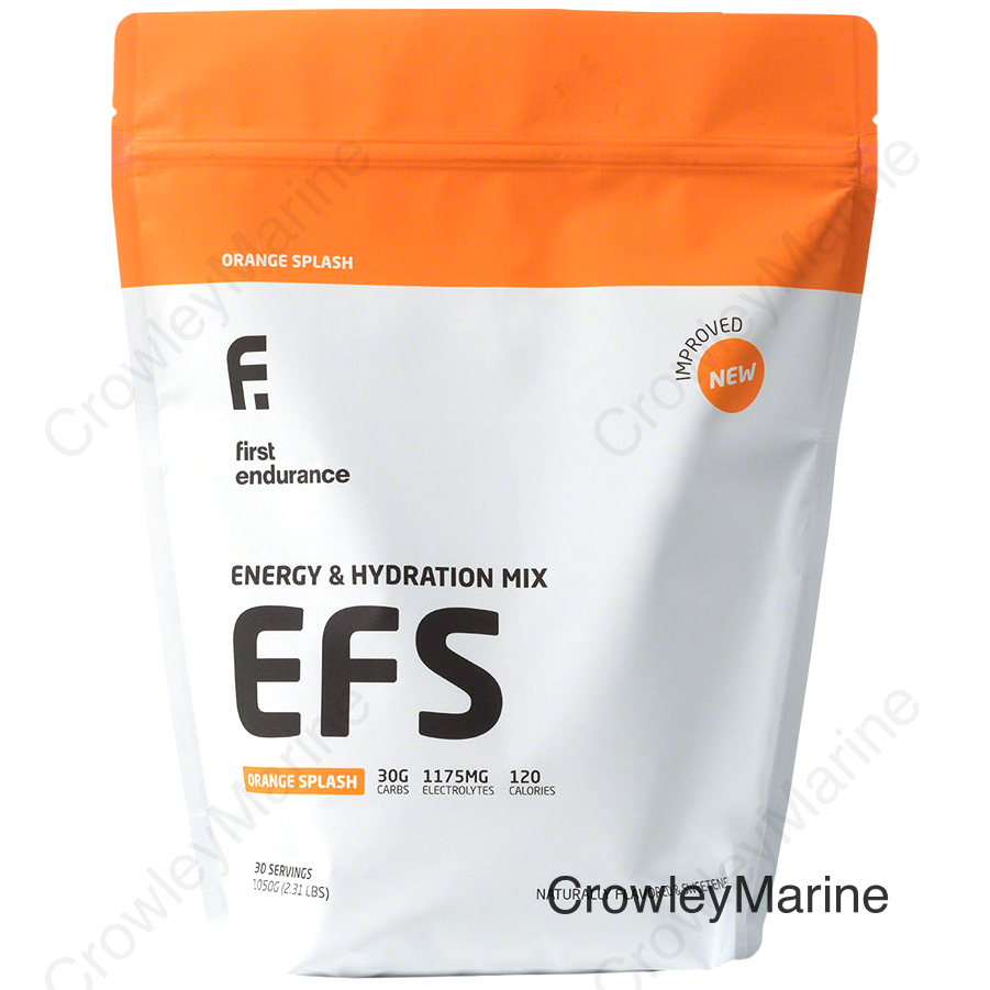 First Endurance EFS Drink Mix - Orange Splash 30 Serving Canister