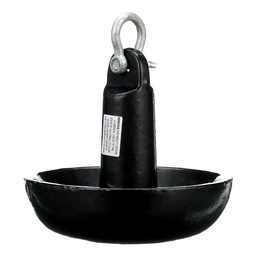 Seachoice Mushroom Anchor, Vinyl Coated Cast Iron, Black, 20 Lbs., Boats Up to 24 Ft. Long thumbnail-3