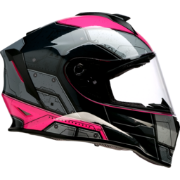 HELMET YTH WARRANT SENTINEL BK/PK MD thumbnail-1