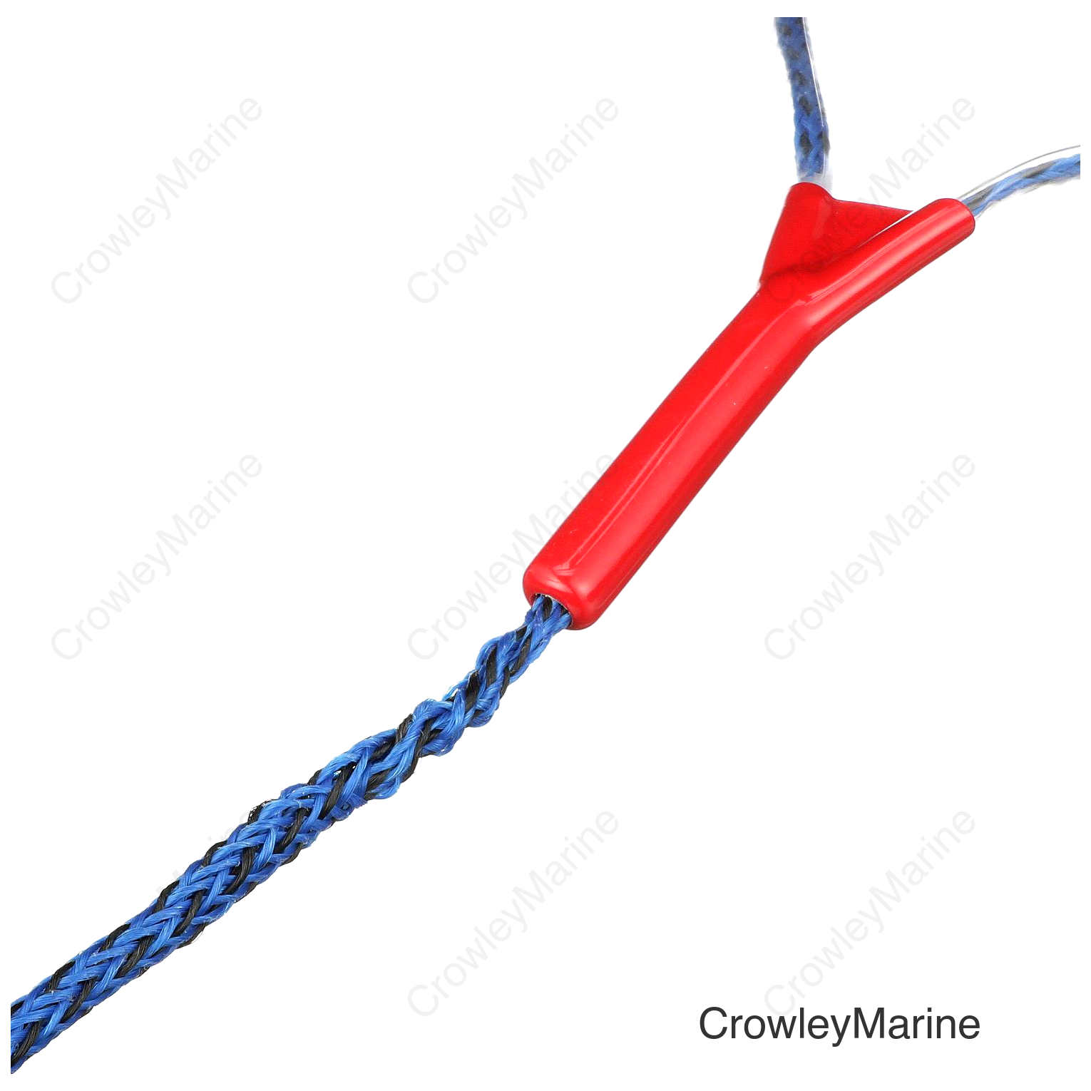 Seachoice 3-Section Water Ski or Wakeboard Rope, 75 Ft. Long, 13 In. Handle w/ Textured EVA Grip