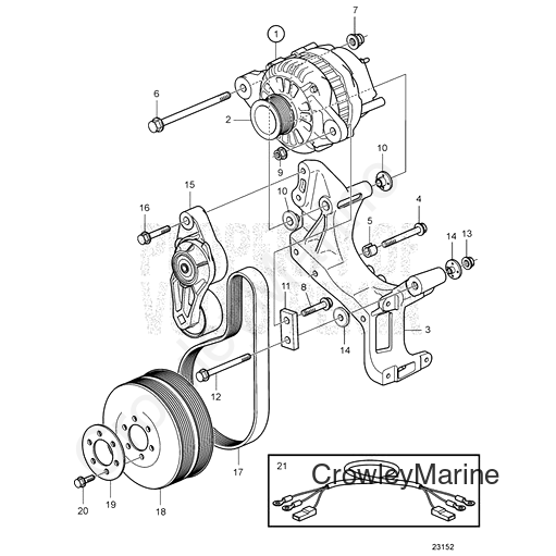 Bracket(V2) - Volvo Penta (3817781)