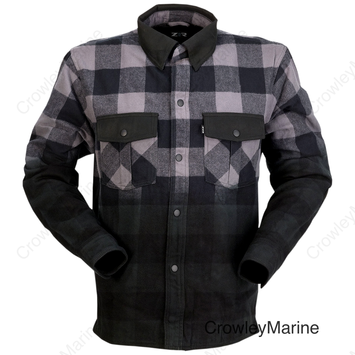 SHIRT DUKE OMBRE GY/BK 2X