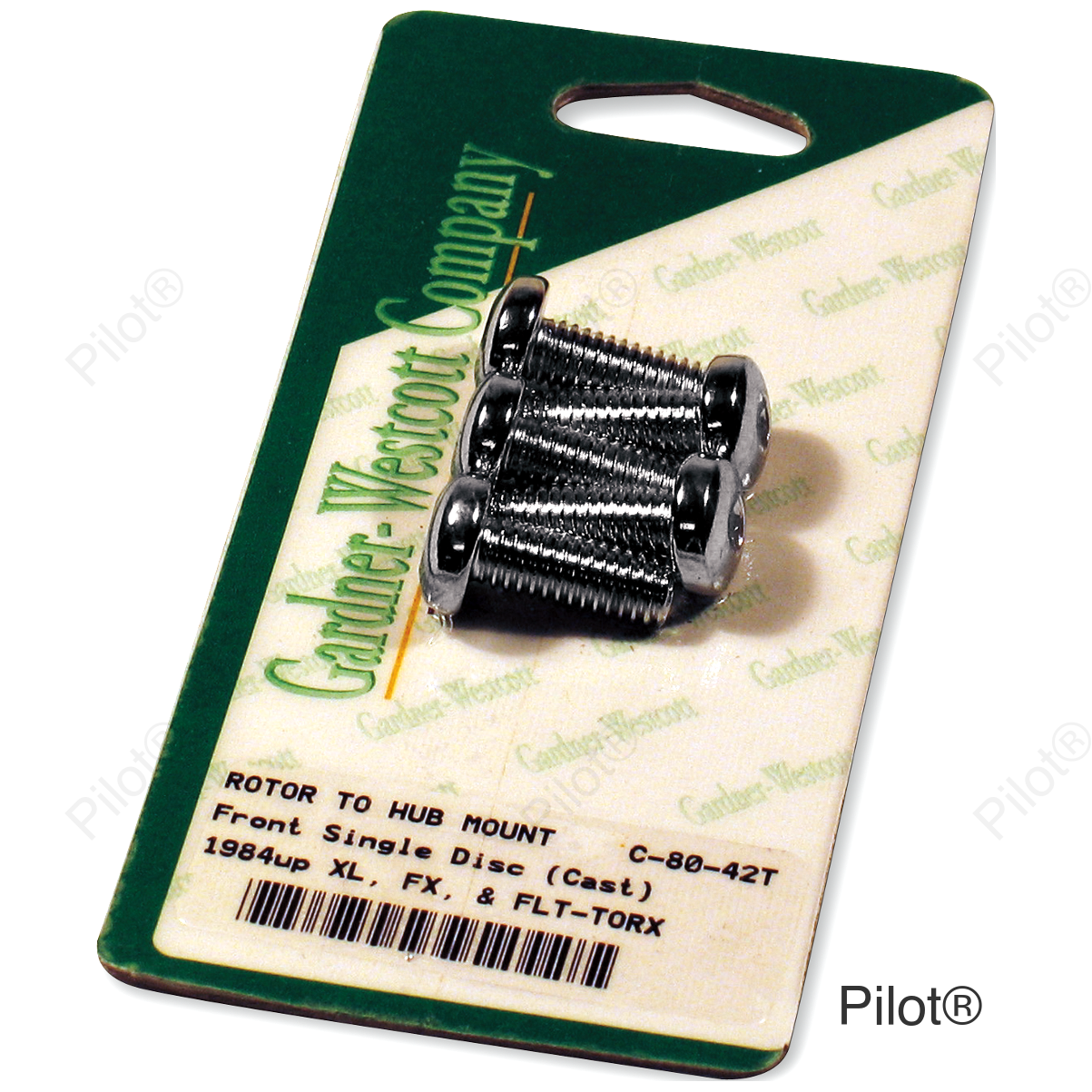 Rotor Bolt Set - Cast - Chrome