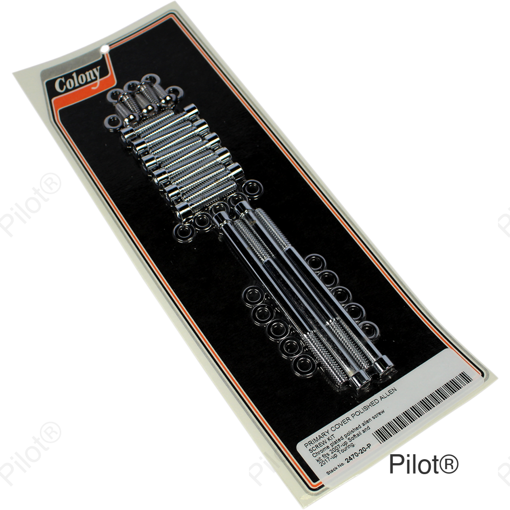 Screw Kit - Primary Cover - Chrome
