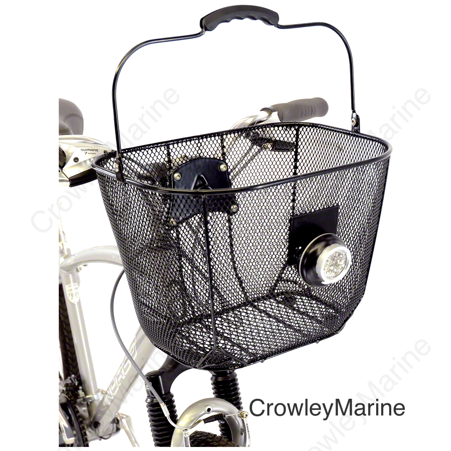 Topeak Front Basket with Fixer 3 Handlebar Bracket: Black