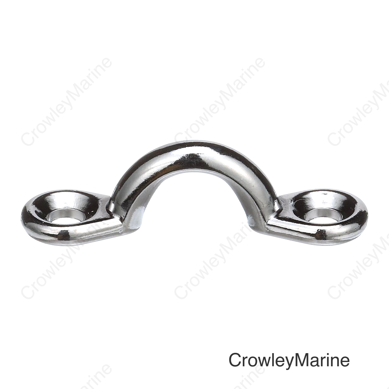 Seachoice Multi-Purpose Chrome-Plated Zinc 3/8 in. Eye Straps, Set of 4