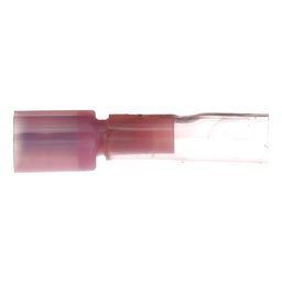 Seachoice Heat Shrink Insulated Disconnect, Marine Grade Heat-Shrinkable Male Disconnect Terminals, Red, Pack of 25, 22-18 Wire Range thumbnail-2