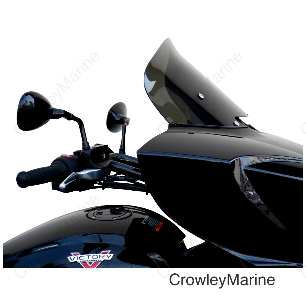 Windshield - Dark Smoke - 11" - Victory