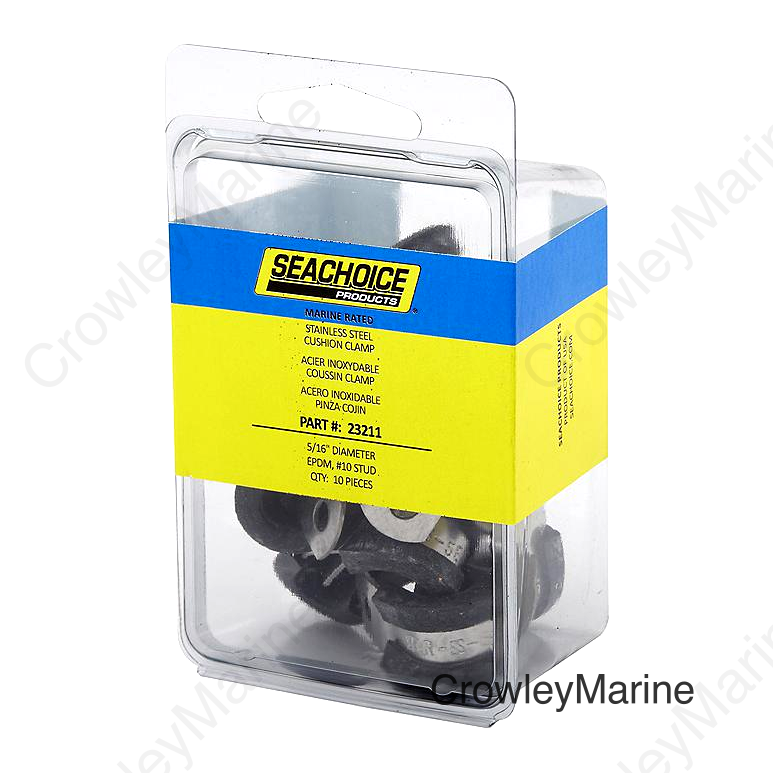 Seachoice Stainless Steel Cushion Cable Clamp, 5/16 In.