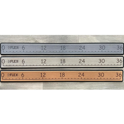 Syntec RULERBRBLPS Foam Fishing Ruler, 36”, Brown, w/Adhesive thumbnail-2