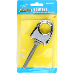 Seachoice Single Shank Bow Eye for Tow Lines or Boat Trailer Winch Hook, 3 in. Shank, 1 in. Eye Diameter thumbnail-5