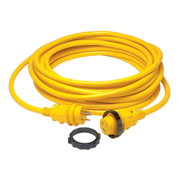Marinco 199117 30A/125V Powercord Plus® ShorePower Cordset w/LED, 25' Yellow thumbnail-1