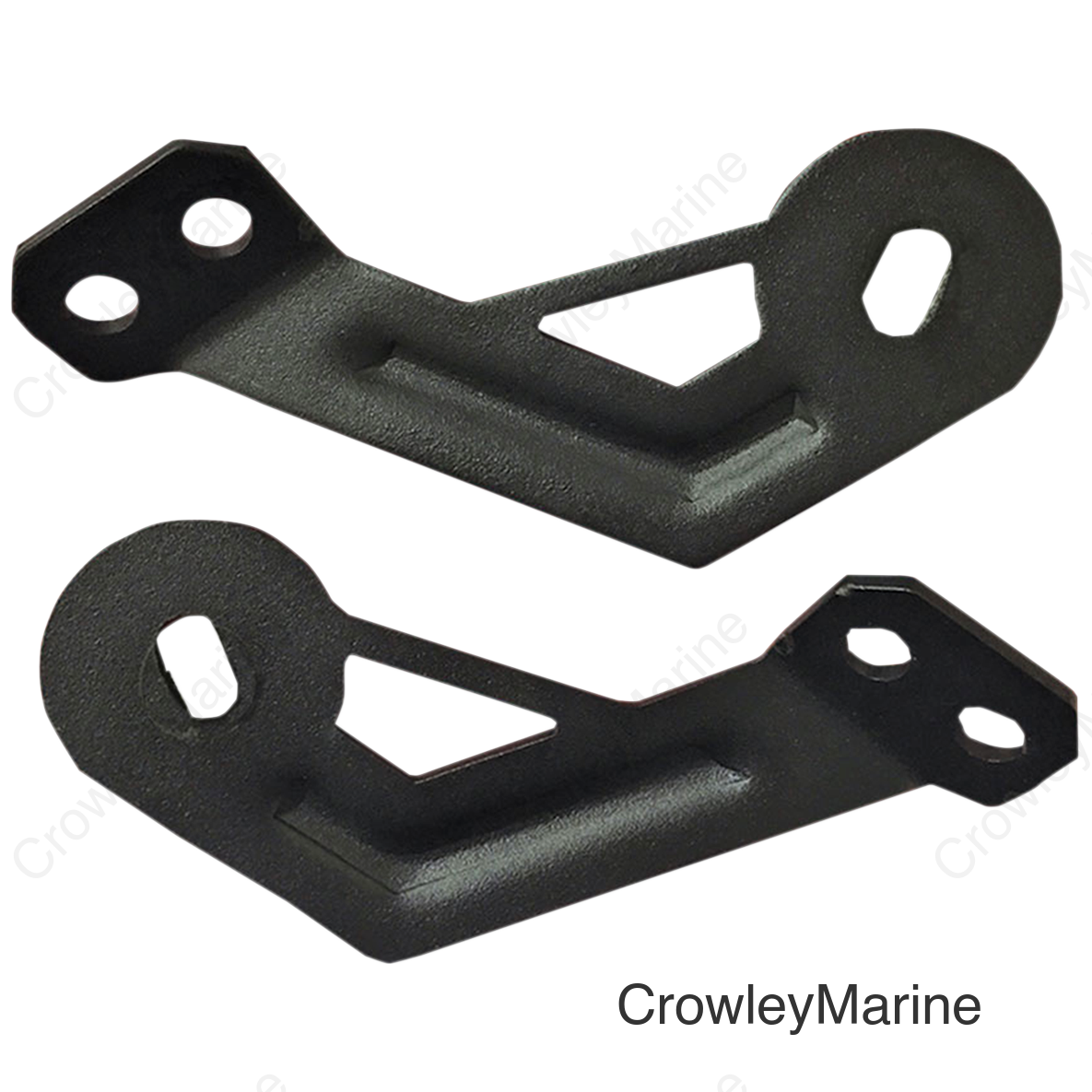Mirror Mounts - Black - Polaris General