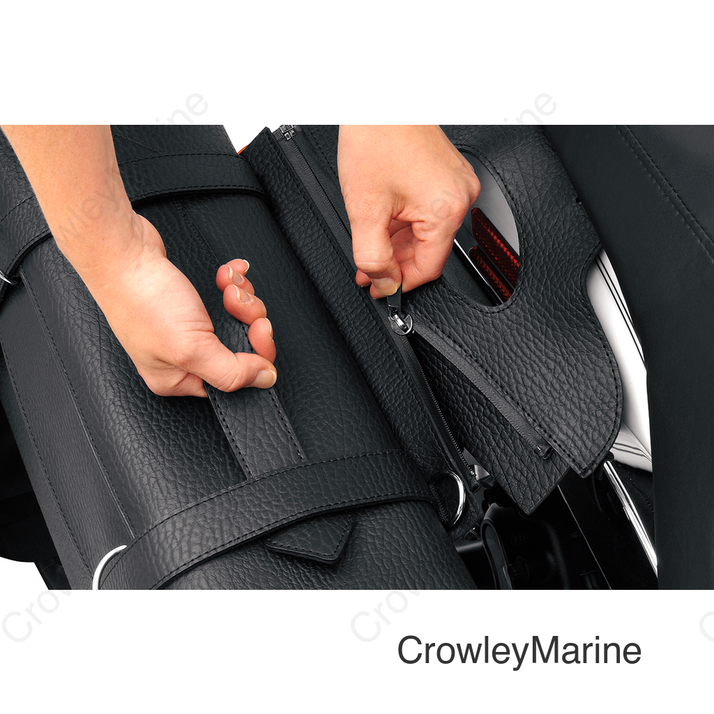 Flame Saddlebag - Black - Medium