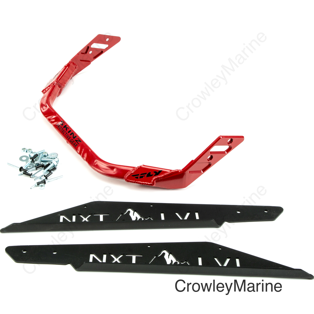 NXT LVL REAR BUMPER BLACK/RED POL