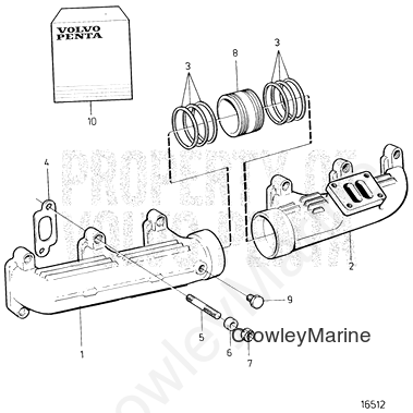Ring Retainer(V2) - Volvo Penta (421544)