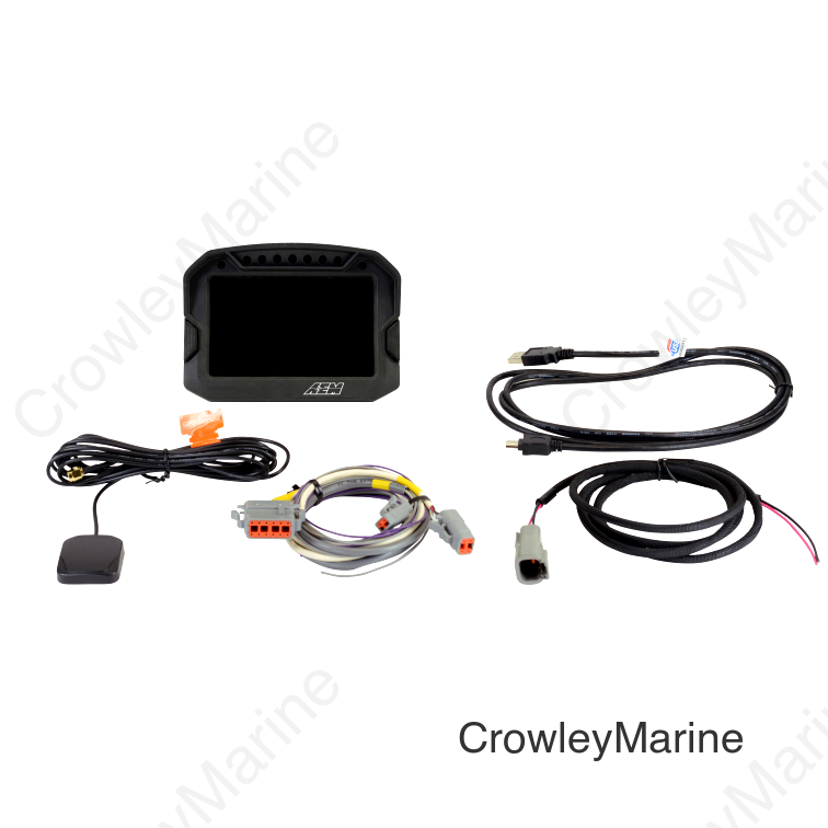 AEM CD-5G Carbon Digital Dash Display w/ Interal 10Hz GPS & Antenna