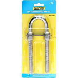 Seachoice Stainless Steel Bow Eye, 1/2 In. X 4-3/4 In. Thread thumbnail-0