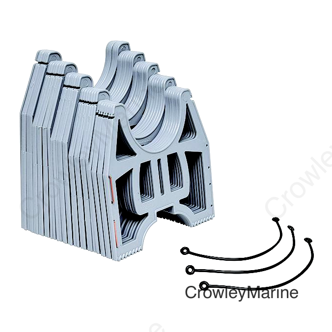 Valterra 10' Low Profile Slunky RV Drain Hose Support, Grey