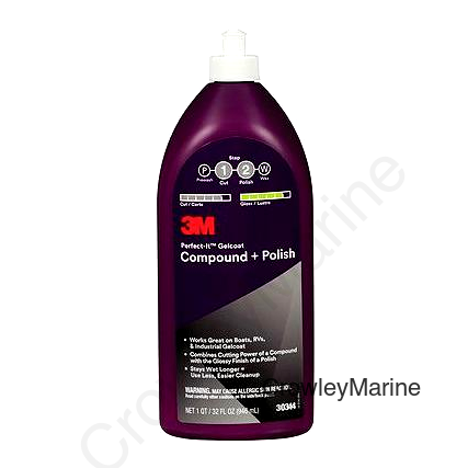 3M™ 30344 Perfect-It™ Gelcoat Compound + Polish, Quart