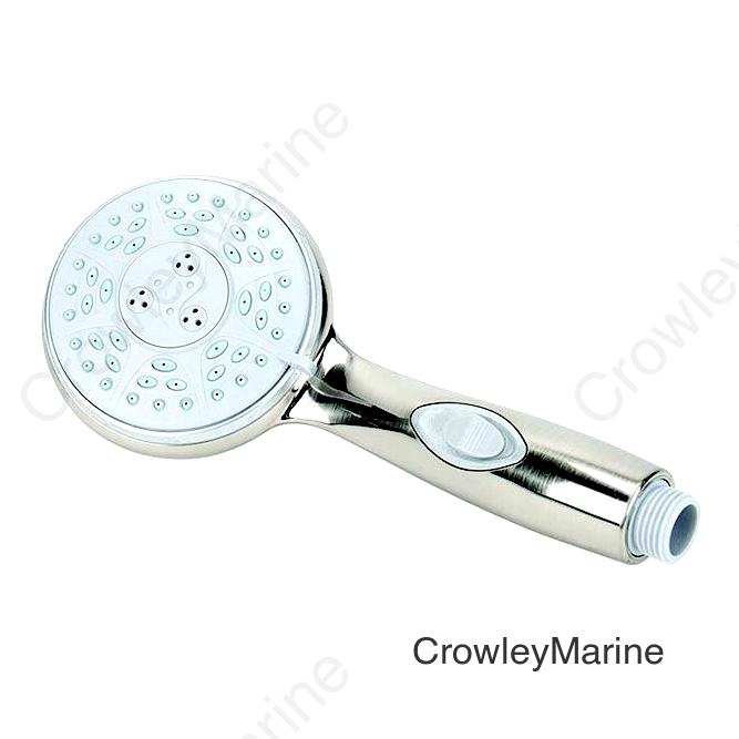 Camco 43746 Premium Rv/Marine Shower Head Only, Brushed Nickel