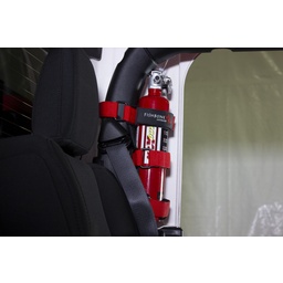 Fishbone Offroad Padded Roll Bar Red Fire Extinguisher Holder thumbnail-7