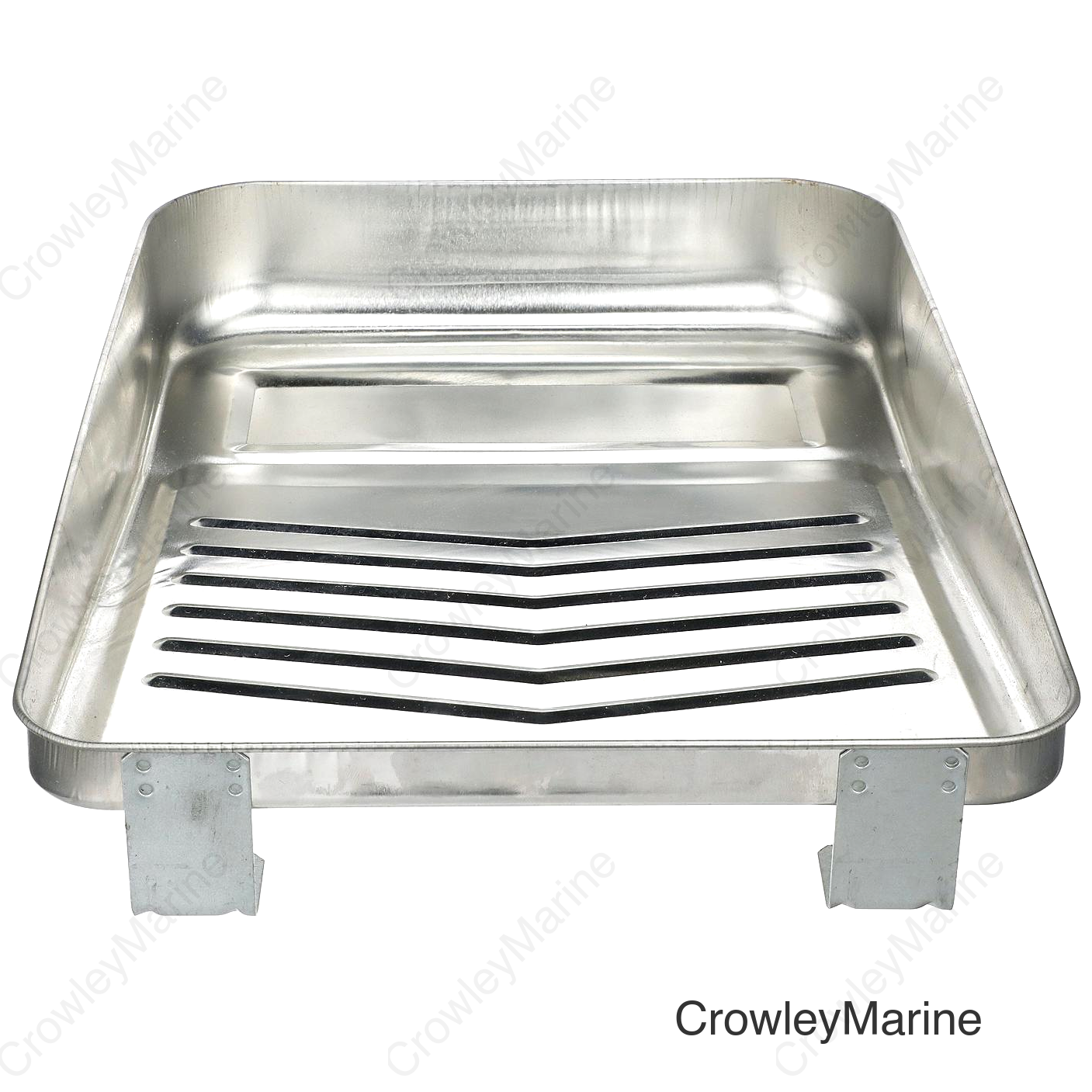 Seachoice Reusable Deluxe Angled Ribbed Paint Tray w/ Ladder Lock Legs, 9 In.