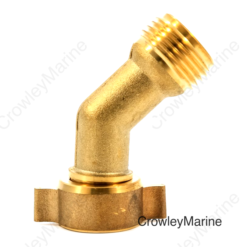 HOSE ELBOW 45DEG W/GRIPPER
