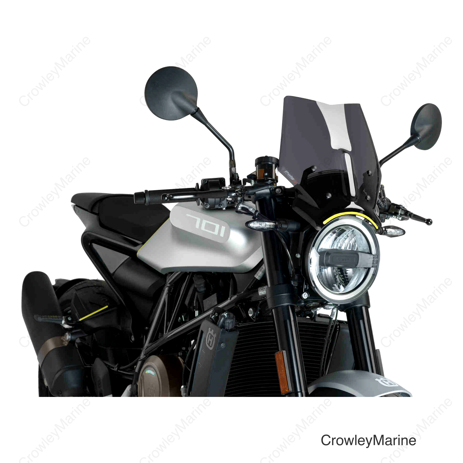 New Generation Windscreen - 12-1/2" - Dark Smoke - Husqvarna
