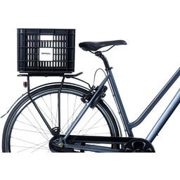 Basil Bicycle Crate M 29.5L Recycled Synthetic Black