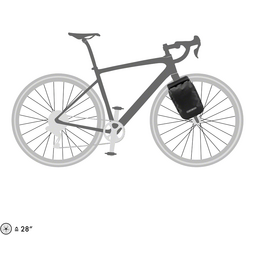 Ortlieb Fork Pack Plus Front Pannier - 5.8L Each Black