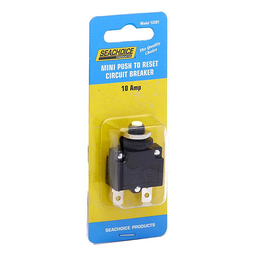 Seachoice Mini Push to Reset Circuit Breaker, 10 AMP thumbnail-0